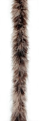 Marabou feather boa - BROWN/BEIGE